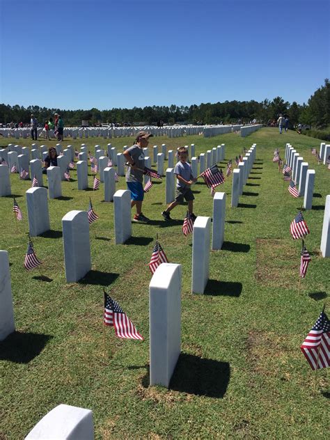 Ahead of Memorial Day Volunteers Place 11,000 Flags At Jacksonville ...