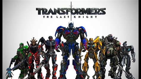 Transformers: The Last Knight - Cast Robots - YouTube