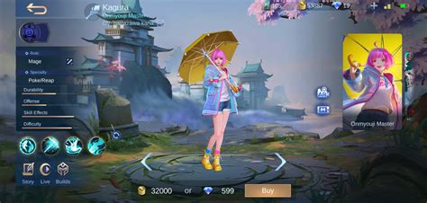 Script Skin Kagura Starlight Rainy Walk Mobile Legends - Nolife Legends