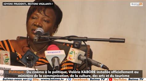 Reportage: Valérie Kaboré installée au Ministère de la communication et ...