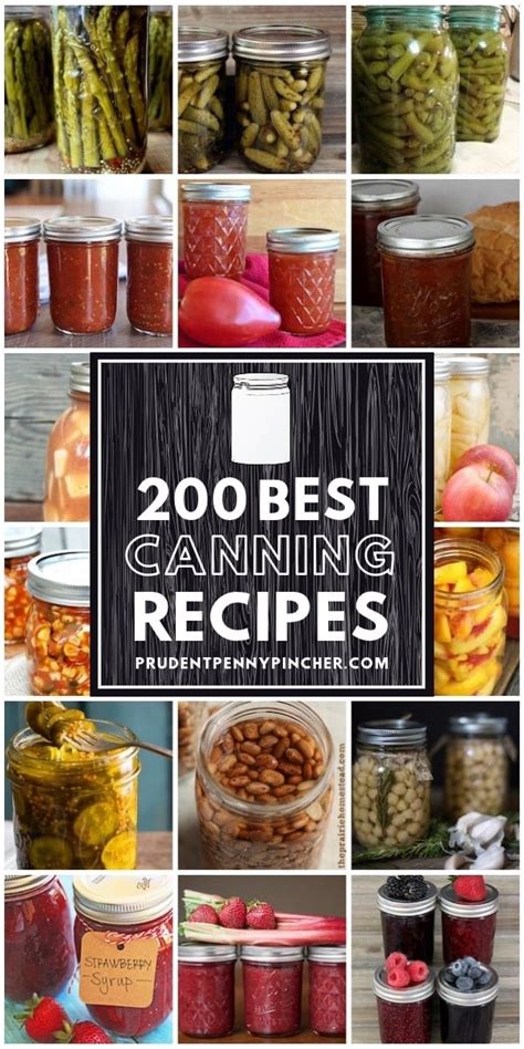 200 Best Canning Recipes - Prudent Penny Pincher