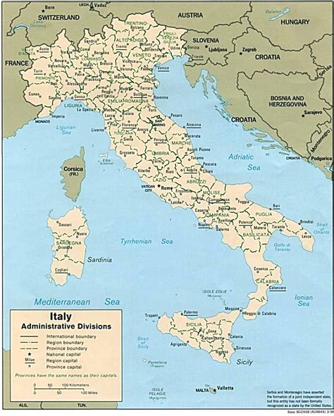 map of italy | Detailed political map of Italy. Italy detailed ...