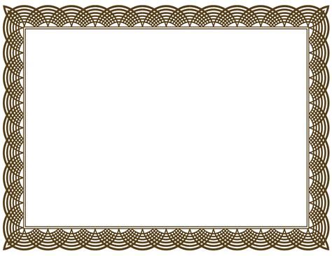 Free Printable Certificate Border Templates | Certificate border ...