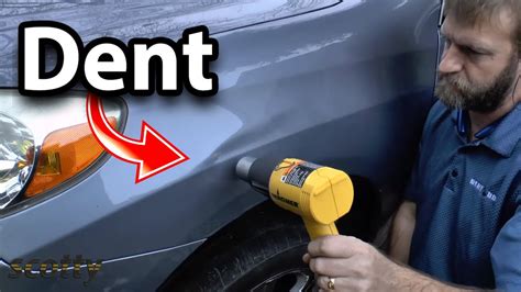 How to Remove Car Dent Without Having to Repaint - DIY - YouTube