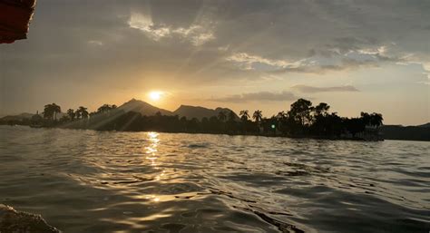 Udaipur, Sagar, Lake, Celestial, Sunset, Outdoor, Outdoors, Sunsets ...