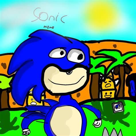 Sonic meme - ibisPaint