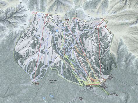 Snowbasin Ski Trail Map - Art Print | Powderaddicts