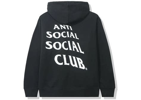 Anti Social Social Club Jock Hoodie Black Men's - SS20 - US