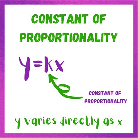 Constant of Proportionality - Definition & Examples - Expii