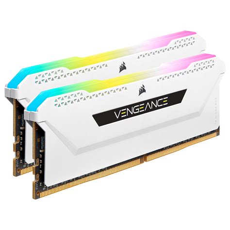 Corsair Vengeance RGB PRO SL Series 32 Go (2 x 16 Go) DDR4 3200 MHz CL16 - Blanc ...