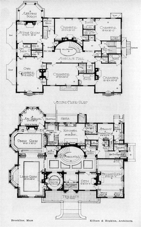 the floor plan for an old mansion