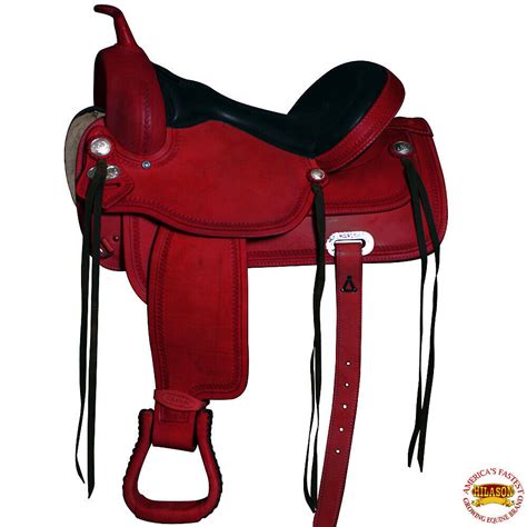 U-M-15 15" Western Horse Saddle Leather Flex Trail Pleasure Hilason - Saddles