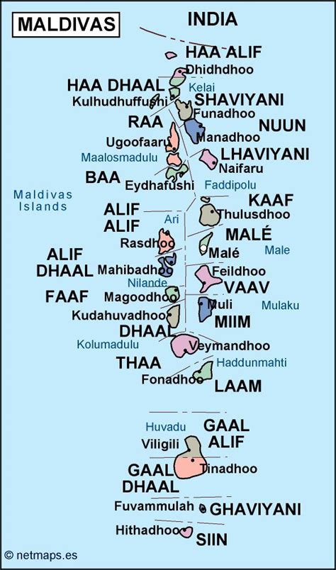 maldives political map. Eps Illustrator Map | Vector World Maps