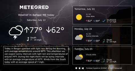 Bangor, ME Weather 14 days - Meteored