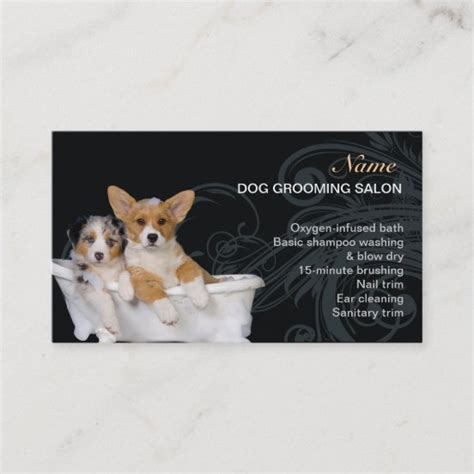 Dog Grooming Business Cards & Profile Cards | Zazzle CA