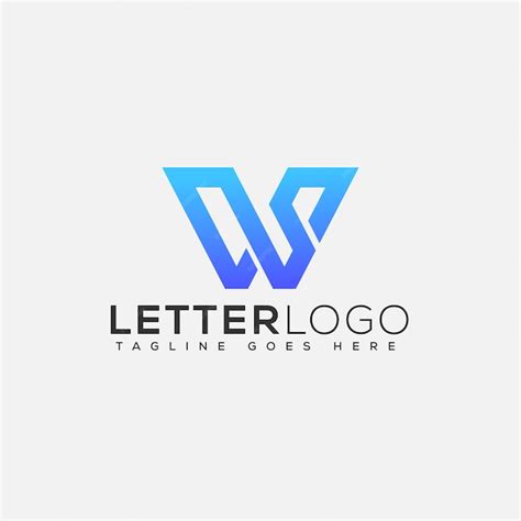 Premium Vector | Ws logo design template vector graphic branding element