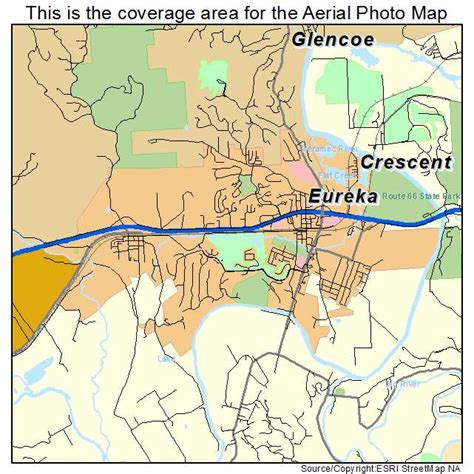 Aerial Photography Map of Eureka, MO Missouri