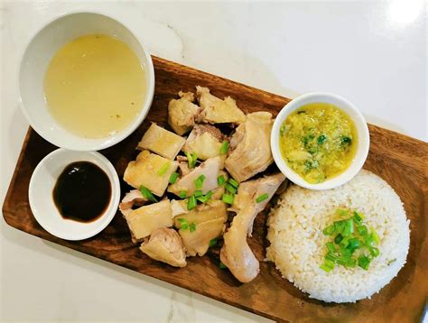 Hainanese Chicken and Rice with Ginger Sauce and Hoisin Sauce | by ...