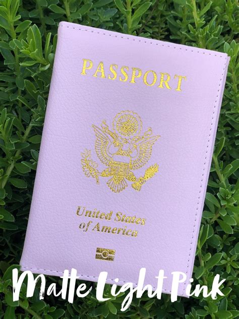 Pink Passport Cover Travel Passport Holder Pink | Etsy