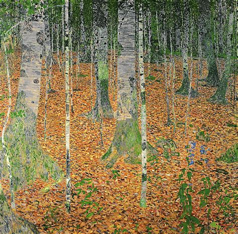 The Birch Wood by Gustav Klimt