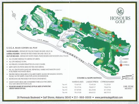 Peninsula Golf Course - Marsh/Lakes - Course Profile | Course Database