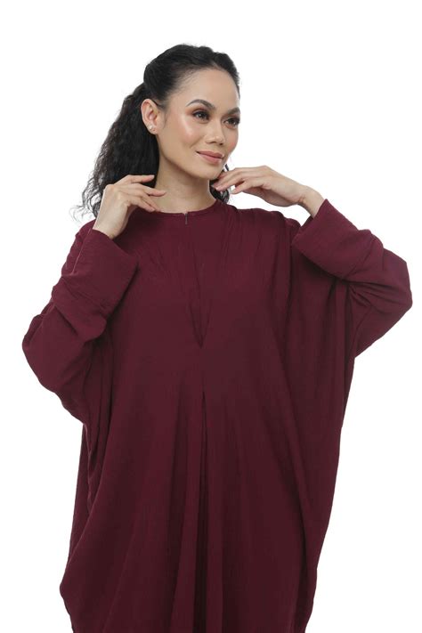 MARYAM IN MAROON | Mekkembang - Cotton Fashion Exclusive Boutique