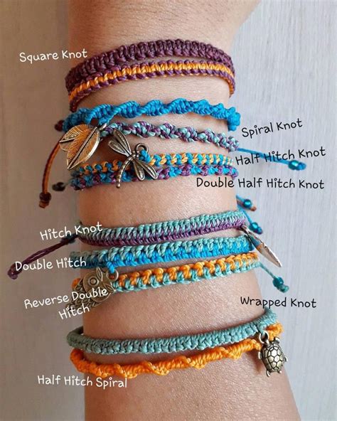 Un braccialetto macramè semplice colorato è scegliere tra 9 | Etsy Yarn Bracelets, Diy Bracelets ...