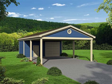 Plan 51673 | Tudor Style 3 Car Garage | Carport plans, Craftsman house plans, Carport designs