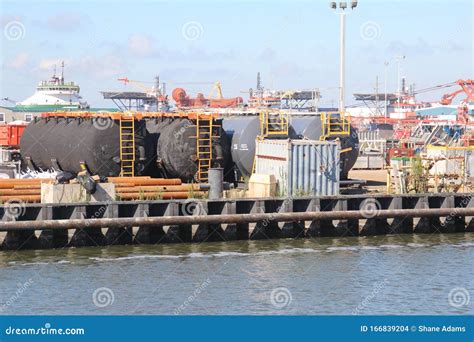 Port Fourchon, Louisiana editorial stock image. Image of dock - 166839204