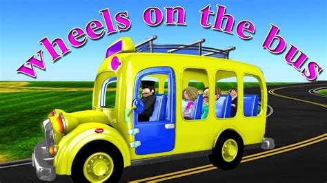 Yellow Wheels On The Bus Song - Super Educational Songs For Children ...