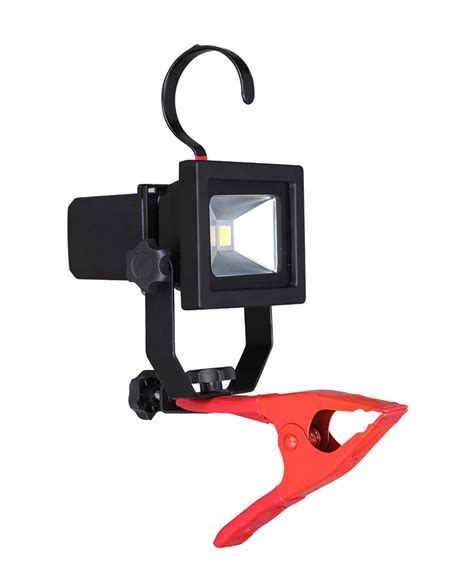 CTL 10W LED Corded Clamp-On Flood Work Light 120V 5000K - Smart LED