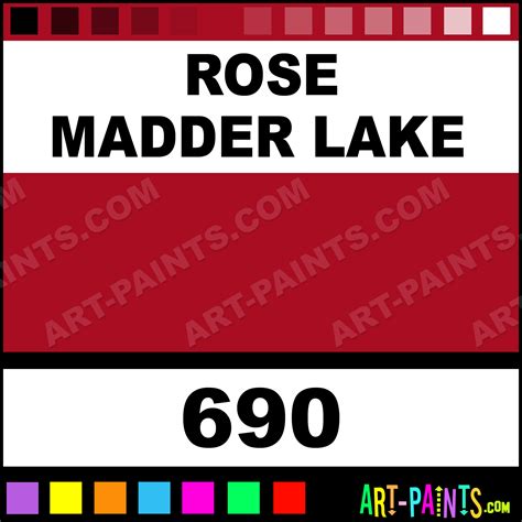 Rose Madder Lake Colors Oil Paints - 690 - Rose Madder Lake Paint, Rose ...