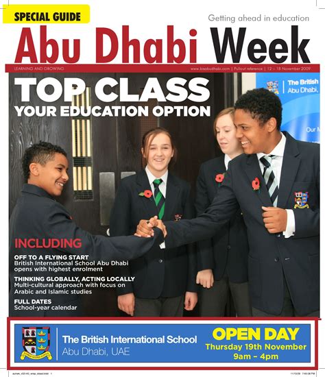 Abu Dhabi Week - Special Guide by the British International School ...