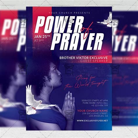 Download Power of Prayer - Flyer PSD Template | ExclusiveFlyer