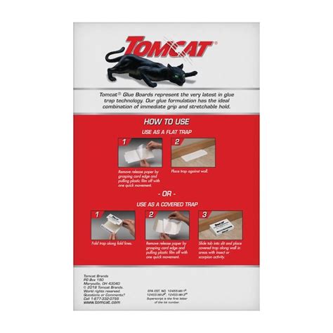 TOMCAT Scorpion Glue Board Indoor Insect Trap (4-Pack) in the Insect Traps department at Lowes.com