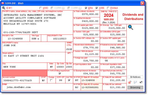 1099-DIV Software: Printing | Electronic Reporting | E-File | TIN Matching