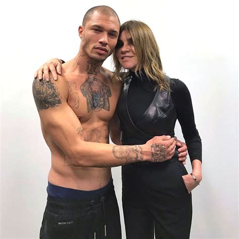 Hot Mugshot Guy Jeremy Meeks Poses With Carine Roitfeld