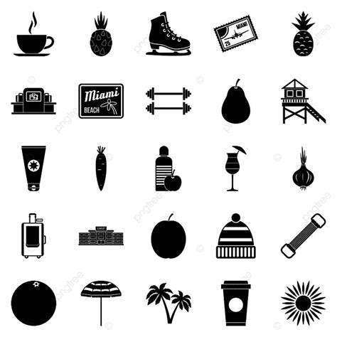 Discipline Icons Set Vector Simple, Decoration, Active, Good PNG and ...