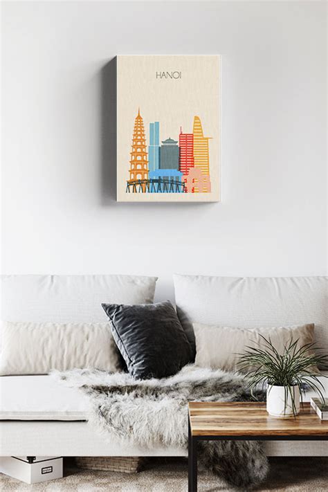 Hanoi skyline Canvas - Artdesign