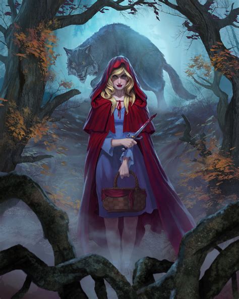 Little Red Riding Hood lvl1 by Diego Gisbert Llorens : r/ImaginaryFairyTales