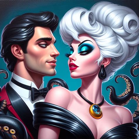 Prince Eric and Ursula 2 by zebbaz on DeviantArt