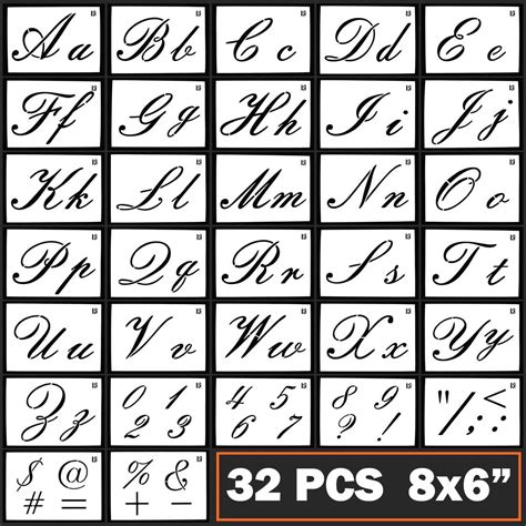 Printable Cursive Letter Stencils This Printable Can Help Your.Printable Template Gallery