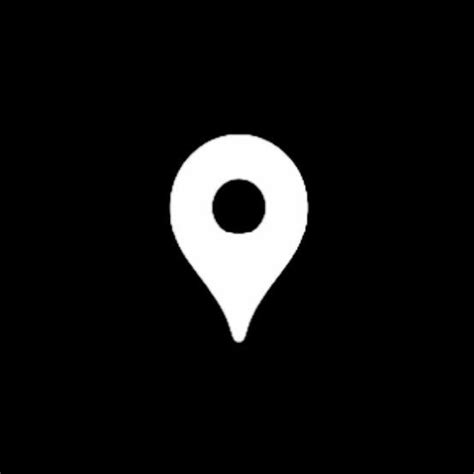 maps app icon black and white Black And White Logos, Black N White ...