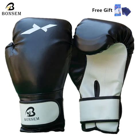 Boxing Gloves Training Punching Sparring Grappling Muay Thai Boxing Equipment Training Sandbag ...