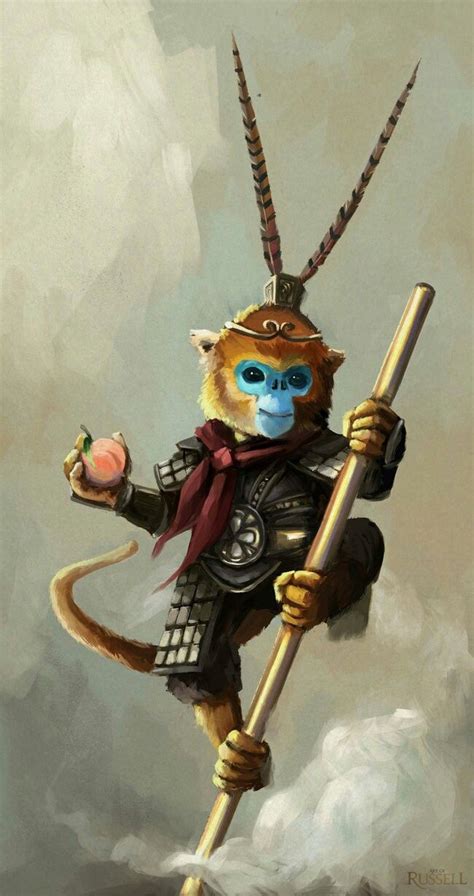 Monkey King Rpg Character, Character Concept, Concept Art, Character ...