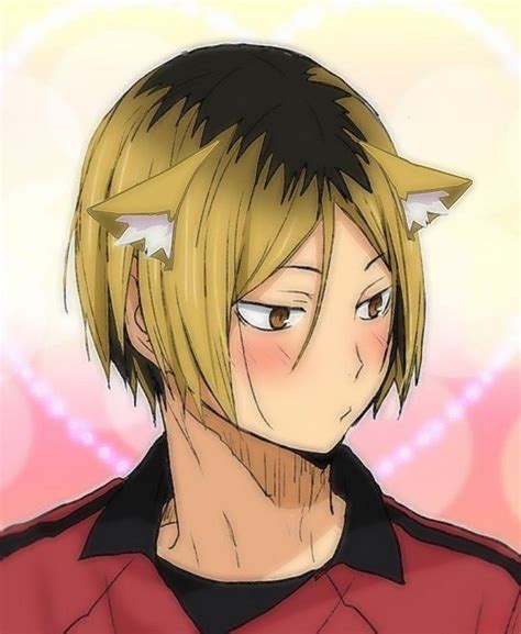 real cat boy kenma🤧💖 • | Anime cat boy, Haikyuu anime, Catboy