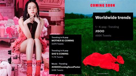 YG Entertainment announces solo debut date for BLACKPINK's JISOO + the superstar quickly trends ...