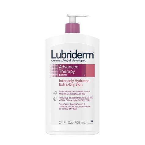 Lubriderm Advanced Therapy Lotion with Vitamin E and B5, 24 fl. oz - Walmart.com - Walmart.com