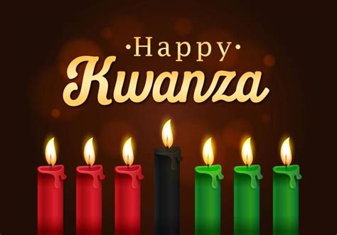 Happy Kwanzaa Greetings For Celebration 159444 Vector Art at Vecteezy