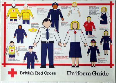 poster advertising British Red Cross uniform | British Red Cross